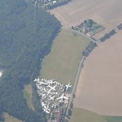 Flugwegposition um 13:14:34: Aufgenommen in der Nähe von Okres Plzeň-sever, Tschechien in 1515 Meter